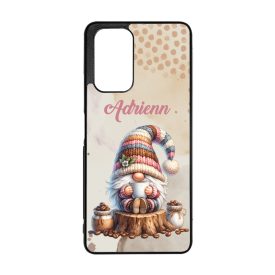 Névvel kérhető - Kávés manó csüccs mintás Xiaomi tok