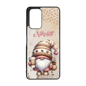   Névvel kérhető - Kávés manó cókmókos mintás Xiaomi tok