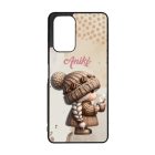 Névvel kérhető - Tündéri kávés manó lány mintás Xiaomi tok