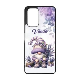   Névvel kérhető - Kedves Levendulás manó mintás Xiaomi tok