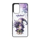 Névvel kérhető - Levendulás manó egy csokorral mintás Xiaomi tok