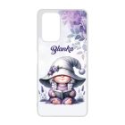 Névvel kérhető - Könyvmoly levendulás manólány mintás Xiaomi tok