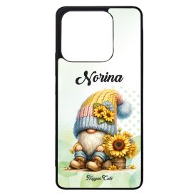   Névvel kérhető Kedves kis napraforgós manó mintás Xiaomi tok