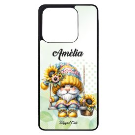   Névvel kérhető Szép szemű hintázó napraforgós manó mintás Xiaomi tok