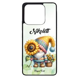   Névvel kérhető Cuki kukucs napraforgós manó mintás Xiaomi tok