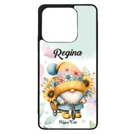   Névvel kérhető Kerékpáros napraforgós manó mintás Xiaomi tok