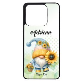   Névvel kérhető Cuki napraforgós manó kosárral mintás Xiaomi tok