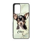 Névvel kérhető - Fekete Csivava portré mintás Xiaomi tok