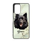 Névvel kérhető - Fekete Schipperke portré mintás Xiaomi tok