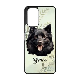   Névvel kérhető - Fekete Schipperke portré mintás Xiaomi tok