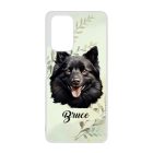 Névvel kérhető - Fekete Schipperke portré mintás Xiaomi tok