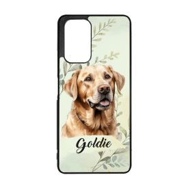   Névvel kérhető - Sárga Labrador Retriever portré mintás Xiaomi tok