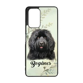 Névvel kérhető - Fekete puli portré mintás Xiaomi tok