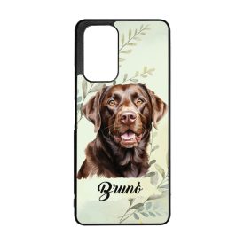   Névvel kérhető - Barna Labrador Retriever portré mintás Xiaomi tok