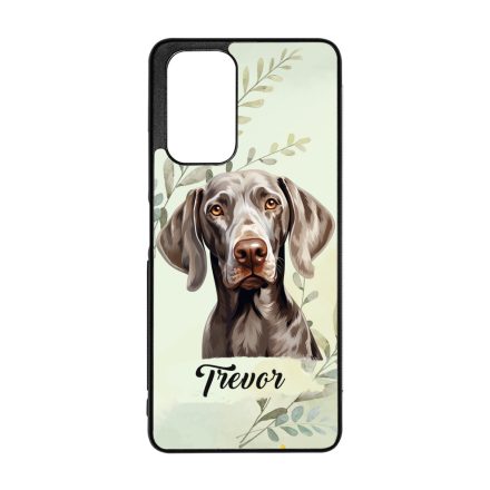 Névvel kérhető - Weimari vizsla portré mintás Xiaomi tok