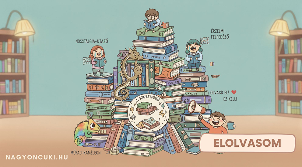 [ÉRDEKESSÉG] Te melyik típusú könyvmoly vagy?